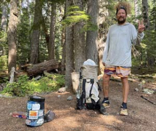 ZTERS sponsors hiker, Mike Campos, as he hikes the Pacific Northwest Trail.